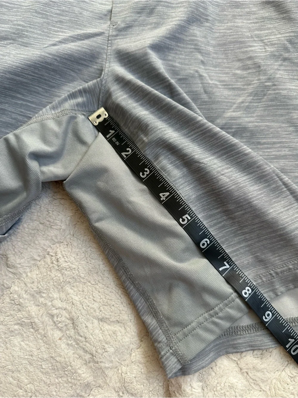 Lululemon | Heather Allover Sea Salt Light Cast T.H.E. Short *Linerless 9